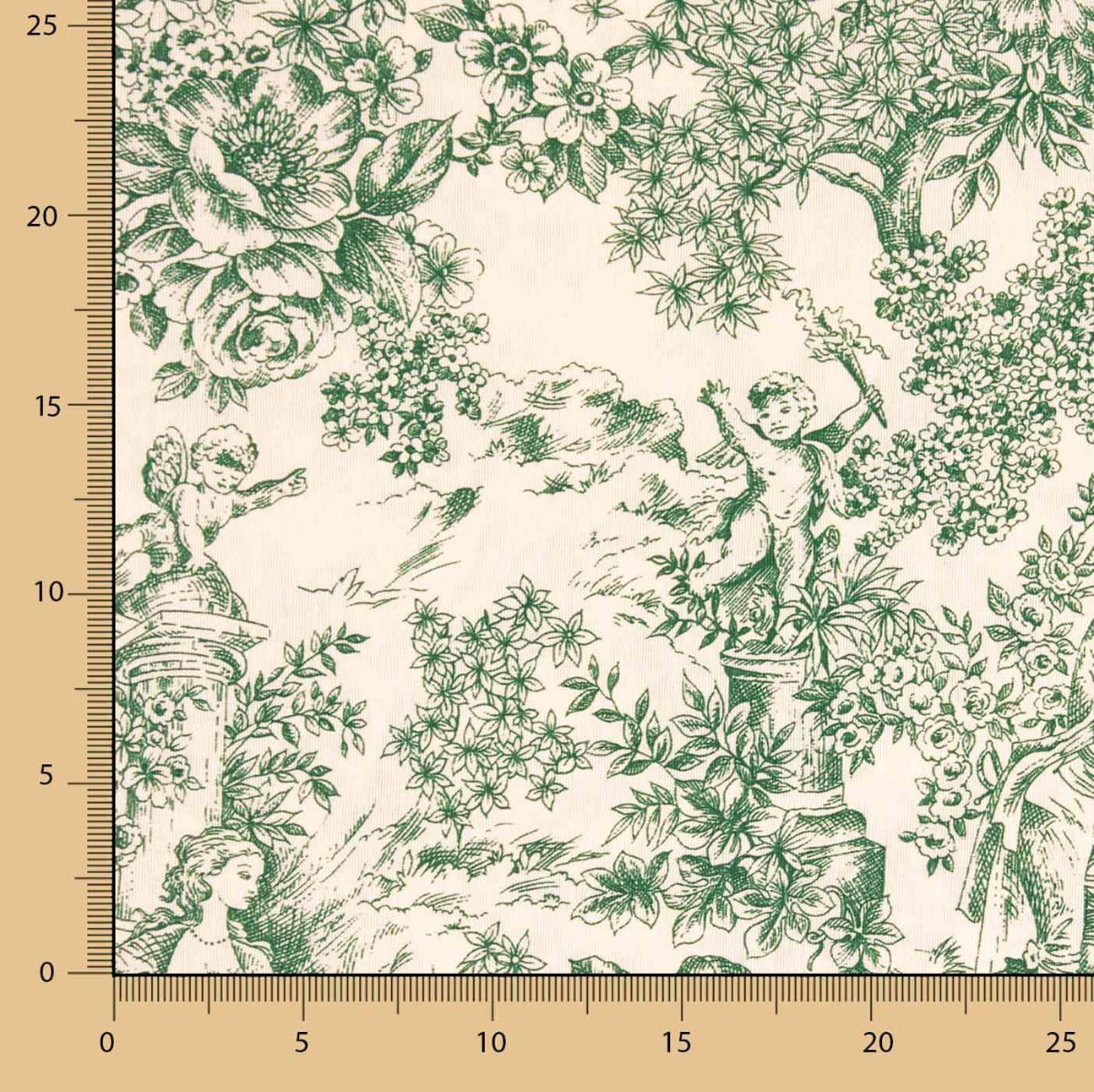 Toile de Jouy Green - Ribes y Casals