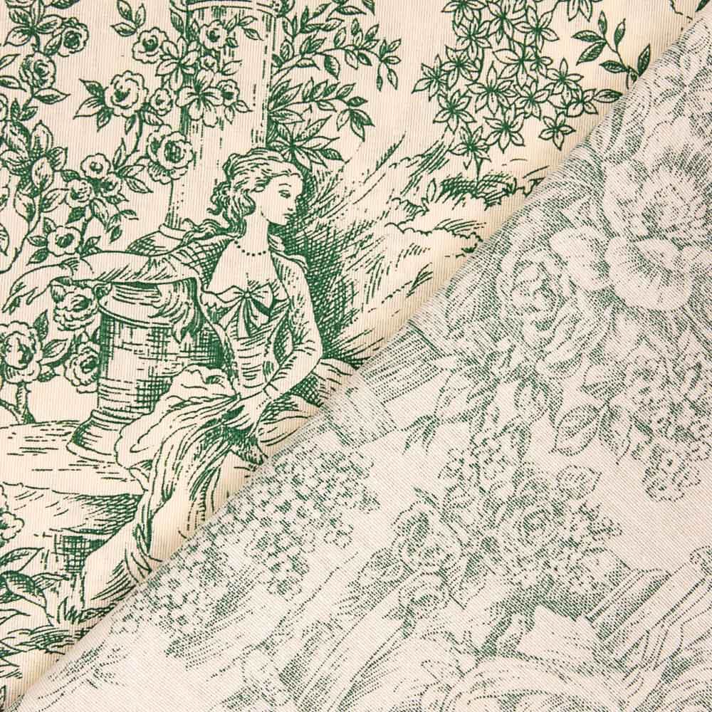 Toile de Jouy Green - Ribes y Casals