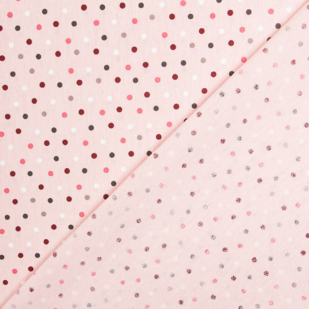 Toile À Pois Rose - Ribes y Casals