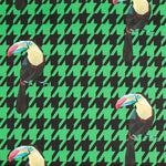 Toile Toucan Vert - Ribes y Casals