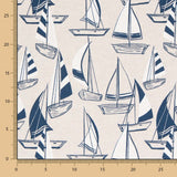 Toile Voiliers Naturel - Ribes y Casals