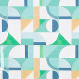 Toile Mosaïque Géo Vert - Ribes y Casals