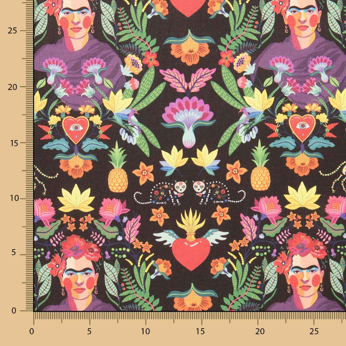 Toile Wild Frida Kahlo - Ribes y Casals