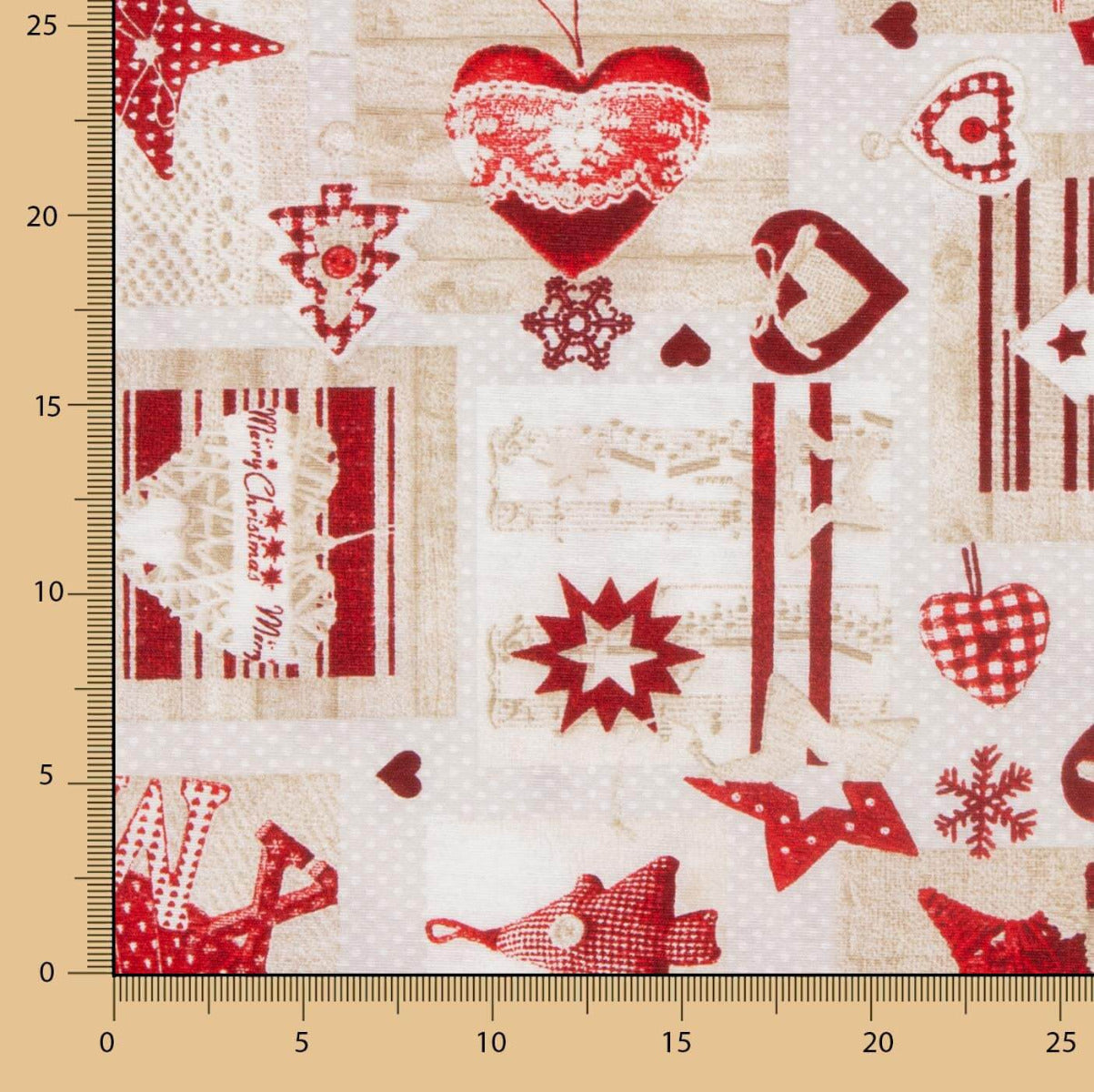 Toile de Noël Déco Rustique - Ribes y Casals