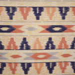 Toile Bayadère Beige Bleu - Ribes y Casals