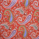 Toile Cachemire Fond Rouge - Ribes y Casals