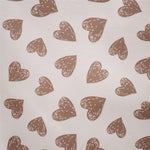 Toile Coeurs Beige - Ribes y Casals