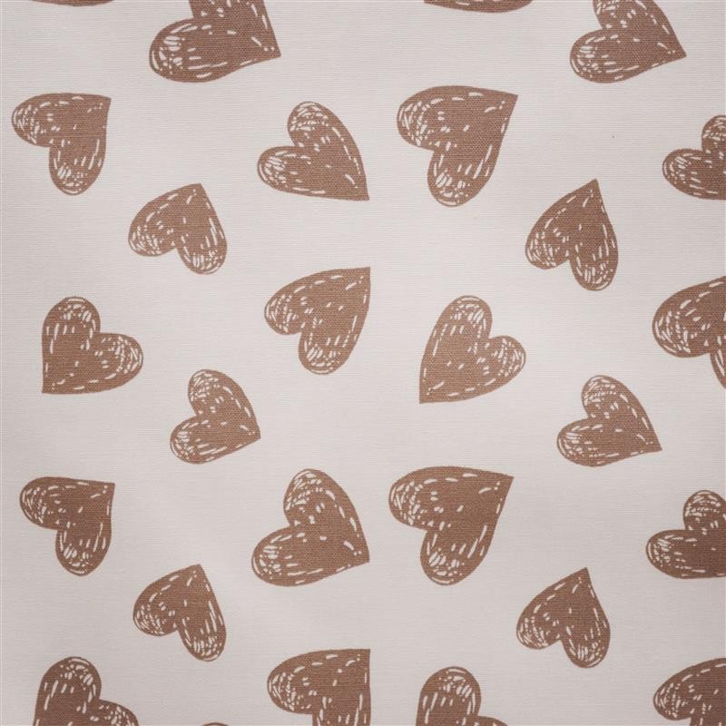 Toile Coeurs Beige - Ribes y Casals