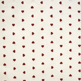 Toile Imprimée Coeurs Rouges Petits - Ribes y Casals