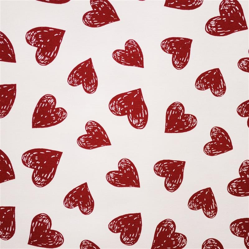 Toile Coeurs Rouges - Ribes y Casals