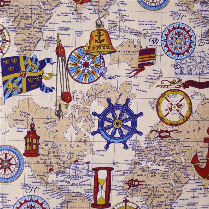 Toile Carte Marine - Ribes y Casals