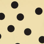 Pois 35mm Spandex Jaune Noir - Ribes y Casals