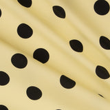 Pois 35mm Spandex Jaune Noir - Ribes y Casals