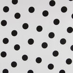 Pois 35mm Spandex Blanc Noir - Ribes y Casals