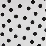 Pois 35mm Spandex Blanc Noir - Ribes y Casals
