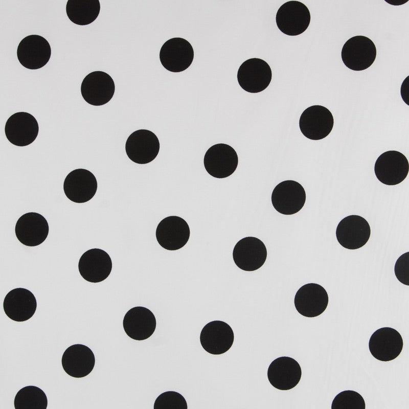 Pois 35mm Spandex Blanc Noir - Ribes y Casals
