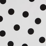 Pois 35mm Spandex Blanc Noir - Ribes y Casals