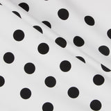 Pois 35mm Spandex Blanc Noir - Ribes y Casals