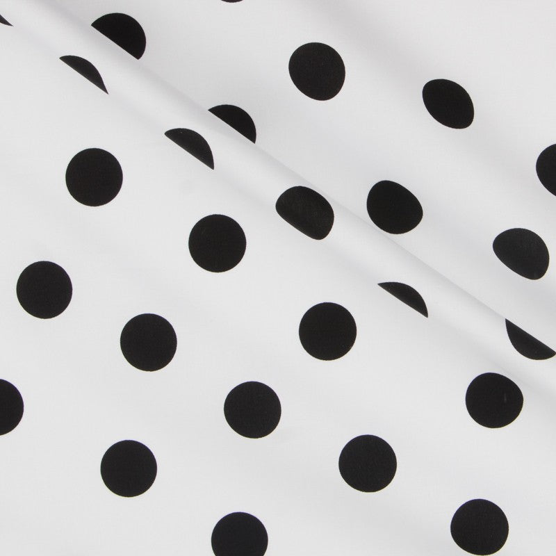 Pois 35mm Spandex Blanc Noir - Ribes y Casals