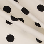 Pois 35mm Spandex Ecru Noir - Ribes y Casals