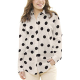 Pois 35mm Spandex Ecru Noir - Ribes y Casals