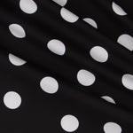 Pois 35mm Spandex Noir Blanc - Ribes y Casals