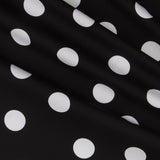 Pois 35mm Spandex Noir Blanc - Ribes y Casals