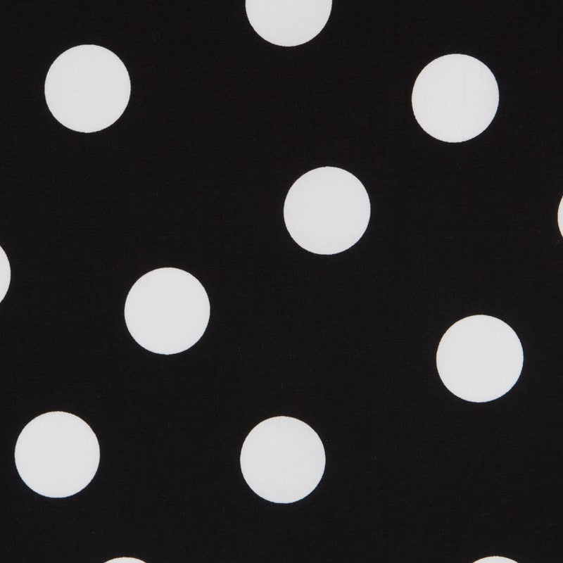 Pois 35mm Spandex Noir Blanc - Ribes y Casals
