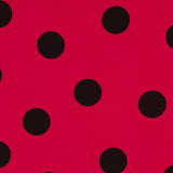 Pois 35mm Spandex Rouge Noir - Ribes y Casals