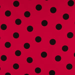 Pois 35mm Spandex Rouge Noir - Ribes y Casals