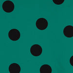 Pois 35mm Spandex Vert Noir - Ribes y Casals