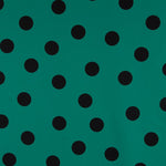 Pois 35mm Spandex Vert Noir - Ribes y Casals
