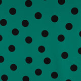 Pois 35mm Spandex Vert Noir - Ribes y Casals