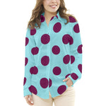 Pois 70mm Spandex Aiguemarine Bougainvillier - Ribes y Casals