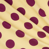 Pois 70mm Spandex Jaune Bougainvillier - Ribes y Casals
