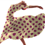 Pois 70mm Spandex Jaune Bougainvillier - Ribes y Casals