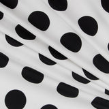 Pois 70mm Spandex  Blanc Noir - Ribes y Casals