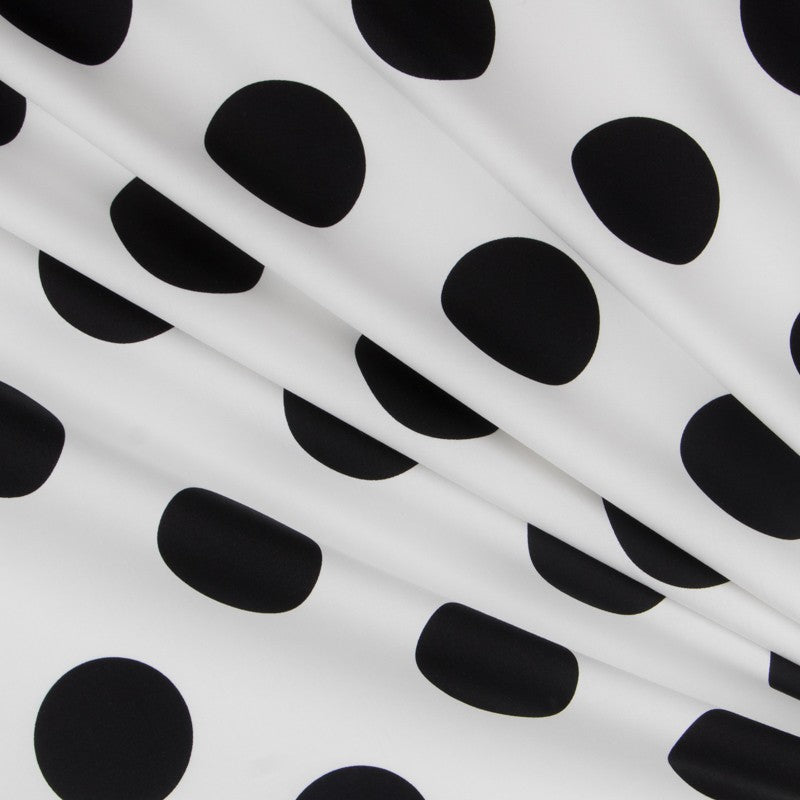 Pois 70mm Spandex  Blanc Noir - Ribes y Casals