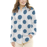 Pois 70mm Spandex Ivoire Baltique - Ribes y Casals