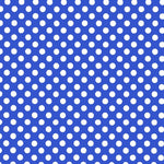 Pois Popeline Cartuja Bleu/Blanc - Ribes y Casals