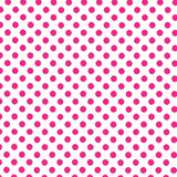 Pois Popeline Cartuja Blanc/Fuchsia - Ribes y Casals
