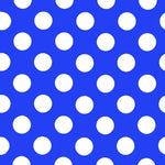 Pois Popeline Goya Bleu/Blanc - Ribes y Casals