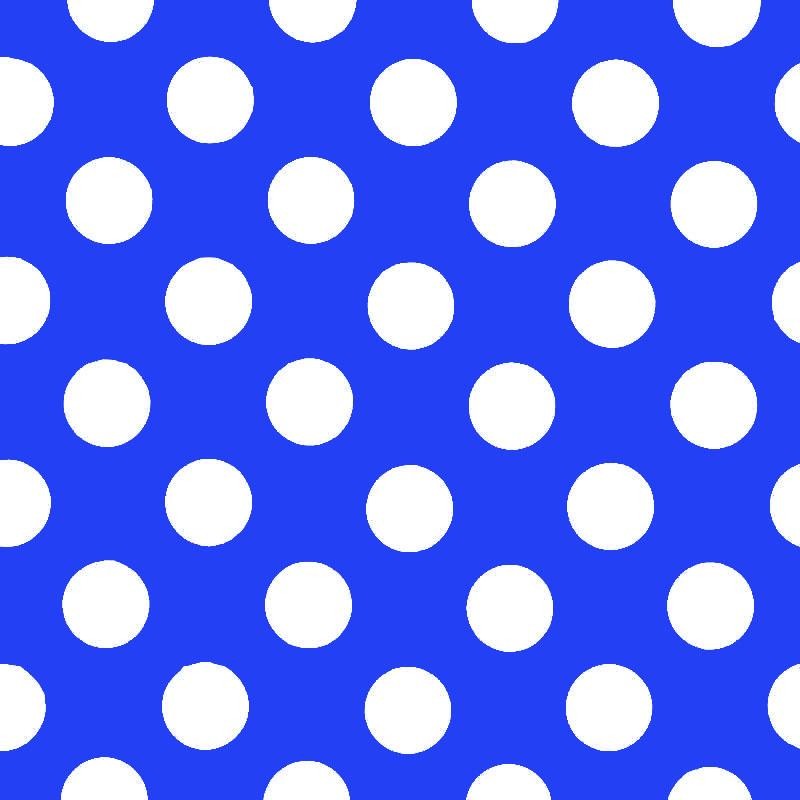 Pois Popeline Goya Bleu/Blanc - Ribes y Casals