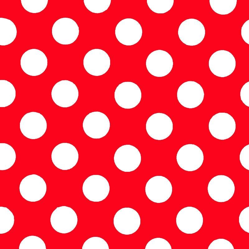 Pois Popeline Goya Rouge/Blanc - Ribes y Casals