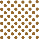 Pois Popeline Ombre Blanc/Camel - Ribes y Casals
