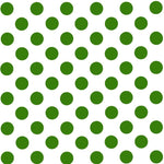 Pois Popeline Ombre Blanc/Vert - Ribes y Casals