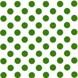 Pois Popeline Ombre Blanc/Vert - Ribes y Casals