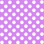 Pois Popeline Ombre Mauve/Blanc - Ribes y Casals