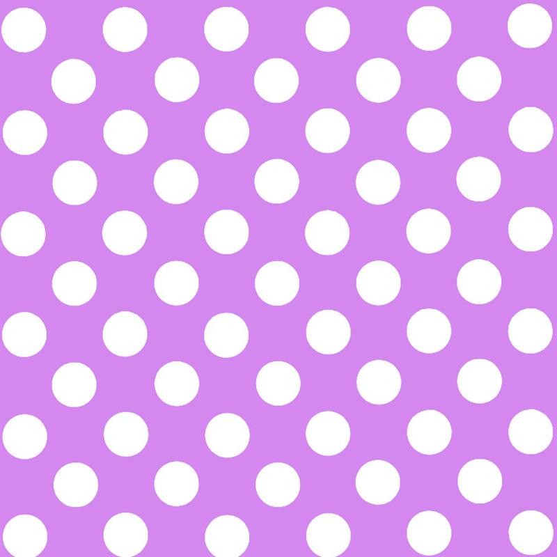 Pois Popeline Ombre Mauve/Blanc - Ribes y Casals
