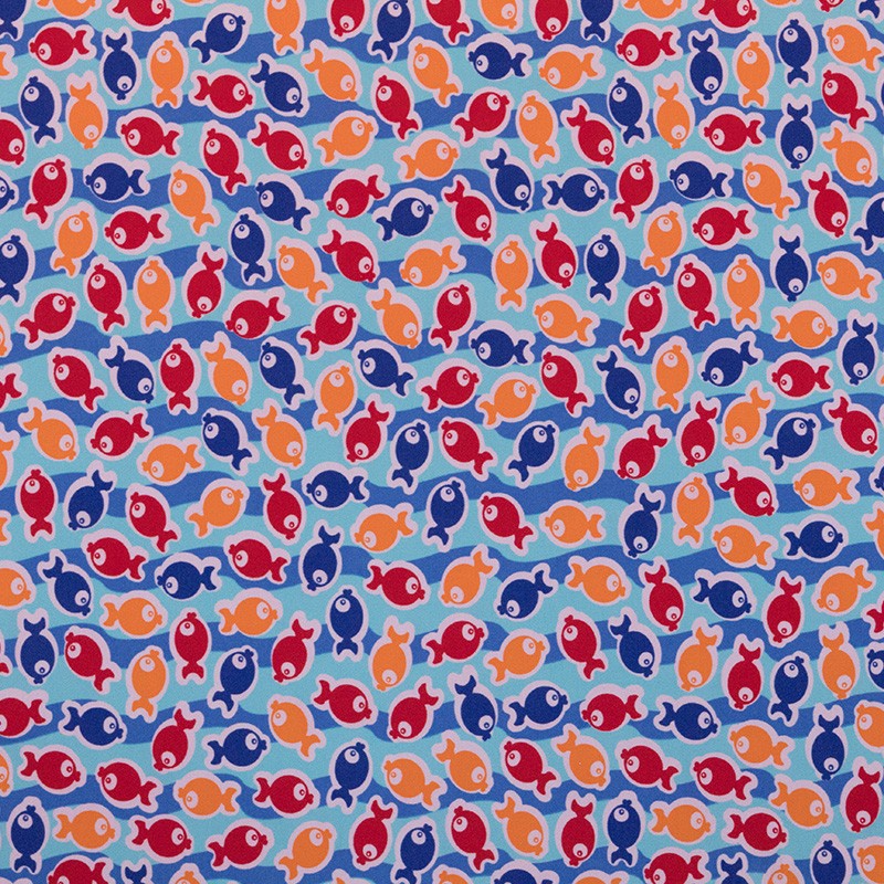 Lycra Maillot Poissons Multicolor - Ribes y Casals